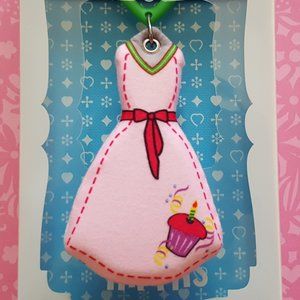 Birthday Dress Fidget Charm